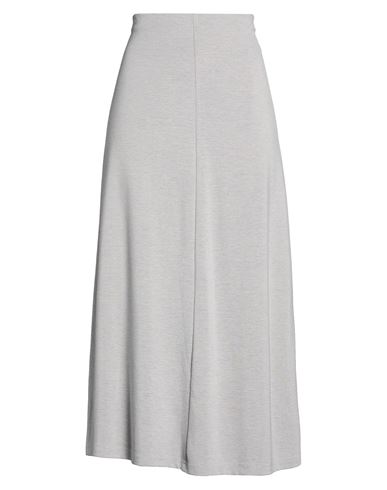 Falda midi Mujer Gris perla M,S Mujer