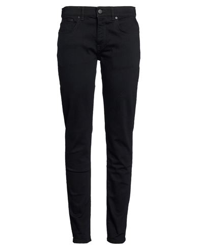 Pt Torino Woman Jeans Black Size 36 Cotton, Modal, Polyester, Elastane In Blue