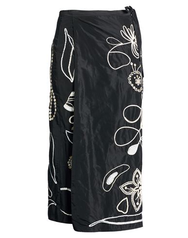 Midi-Rock Damen Schwarz 2 Damen