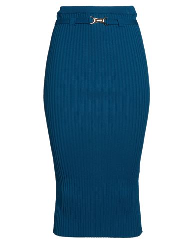 Kontatto Woman Midi Skirt Deep Teal Size Onesize Viscose, Polyester In Green