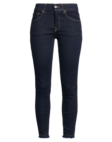 Dixie Woman Jeans Blue Size M Cotton, Elastane