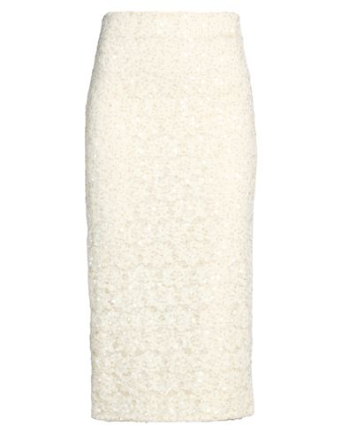Falda midi Mujer Marfil XS Mujer
