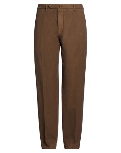 Santaniello Evoluto Man Pants Light Brown Size 38 Cotton, Elastane