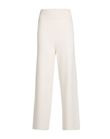Aya Muse Woman Pants Off White Size M Cotton, Cashmere