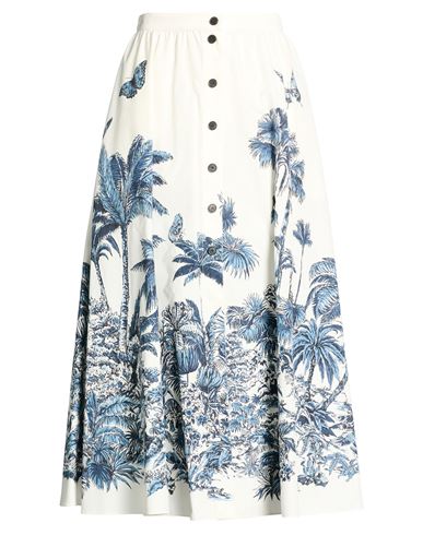 Falda midi Mujer Hueso 36 Mujer