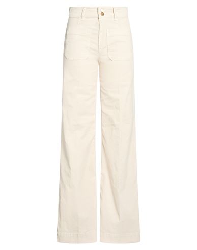 Seafarer Woman Pants Beige Size 28 Cotton, Elastane In Neutral