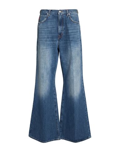 People (+)  Woman Jeans Blue Size 31 Cotton
