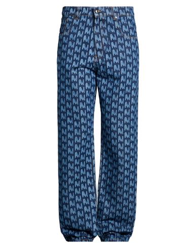 Msgm Man Jeans Blue Size 38 Cotton