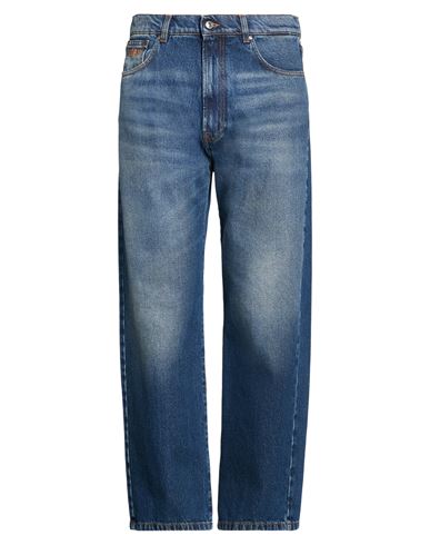 Msgm Man Jeans Blue Size 38 Cotton