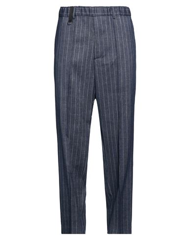 Messagerie Man Pants Blue Size 36 Linen, Pes, Viscose, Elastane