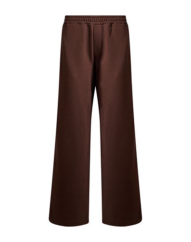 Laneus Woman Pants Chocolate Brown Size Xxl Cotton