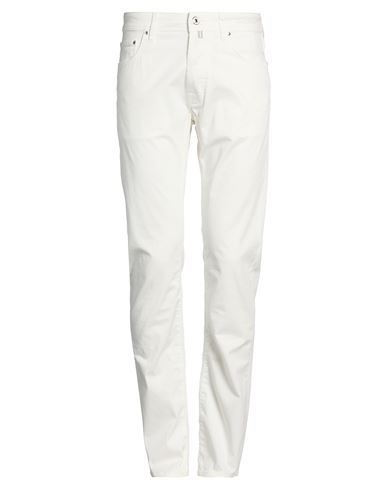 Jacob Cohёn Man Pants White Size 32 Cotton, Elastane