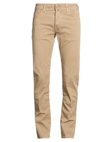 Jacob Cohёn Man Pants Khaki Size 33 Cotton, Elastane In Brown