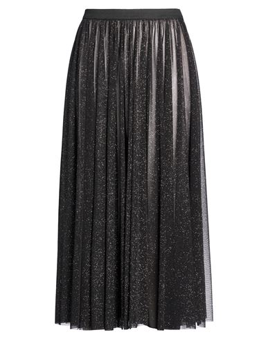 Department Five Department 5 Woman Midi Skirt Black Size 6 Polyester, Elastane