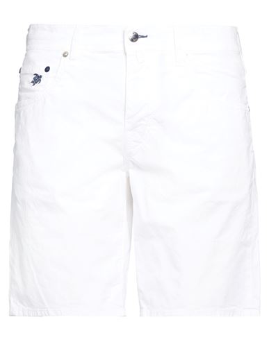 Vilebrequin Man Shorts & Bermuda Shorts White Size 32 Cotton, Elastane