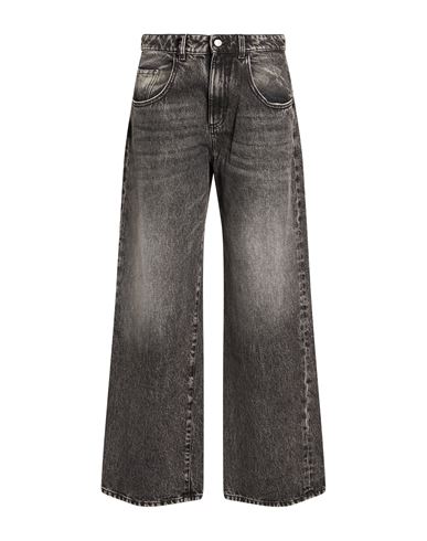 Icon Denim Woman Jeans Charcoal Size 29 Cotton In Gray
