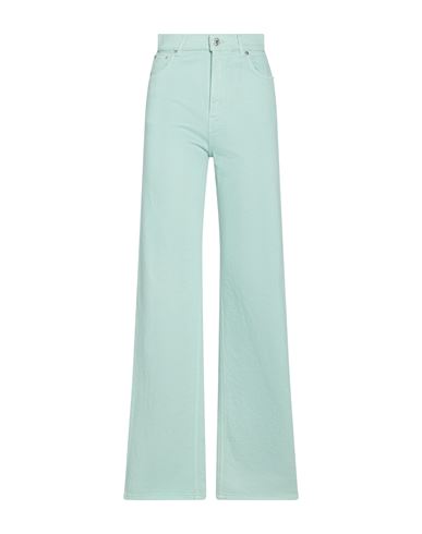 Grifoni Woman Jeans Turquoise Size 26 Cotton, Elastane In Blue
