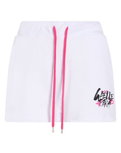 Gaelle Paris Gaëlle Paris Woman Shorts & Bermuda Shorts White Size Xs Cotton, Elastane