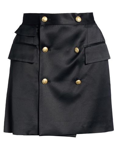 Vivienne Westwood Woman Mini Skirt Black Size 4 Acetate, Viscose