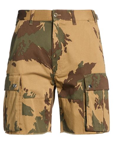 Celine Man Shorts & Bermuda Shorts Camel Size 32 Cotton In Brown