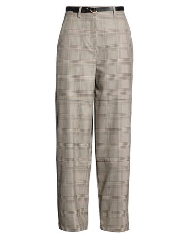 Imperial Woman Pants Light Grey Size S Polyester, Viscose, Elastane In Gray