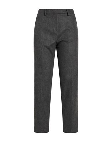 Cruna Woman Pants Charcoal Size 10 Viscose, Polyester, Virgin Wool, Elastane In Gray