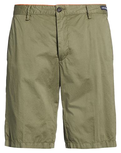 Paul & Shark Man Shorts & Bermuda Shorts Military Green Size 30 Cotton