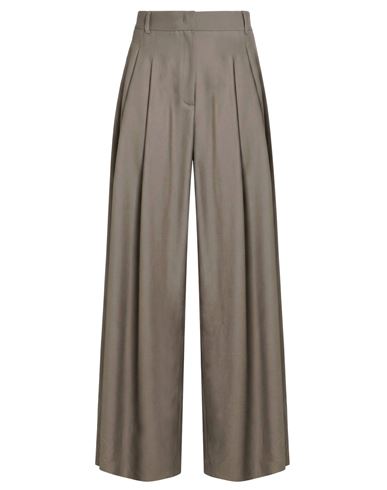Marella Monochrome Woman Pants Khaki Size 4 Virgin Wool In Brown