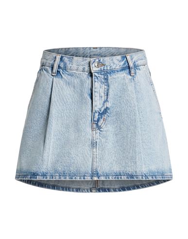 Frame Woman Denim Skirt Blue Size 29 Recycled Cotton