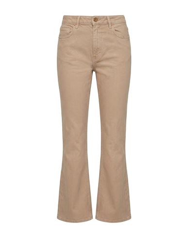 Vicolo Woman Jeans Beige Size M Cotton In Sand