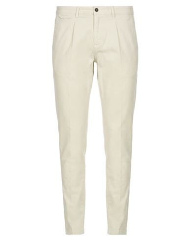 Exigo Man Pants Beige Size 34 Cotton, Elastane