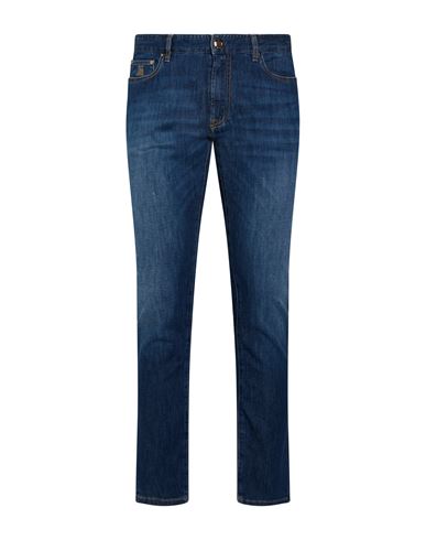 Moorer Man Jeans Blue Size 32 Cotton, Polyethylene, Polyurethane