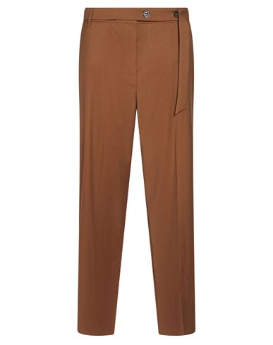 Diana Gallesi Woman Pants Camel Size 12 Polyester, Viscose, Elastane In Sand