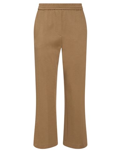 Meimeij Woman Pants Beige Size 10 Viscose, Polyamide, Elastane, Acetate In Sand