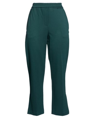 Meimeij Woman Pants Dark Green Size 4 Viscose, Polyamide, Elastane, Acetate