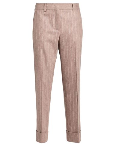 Incotex By Slowear Woman Pants Taupe Size 10 Virgin Wool, Cashmere, Elastane In Gray