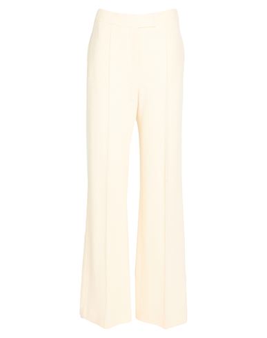 Iceberg Woman Pants Cream Size 10 Virgin Wool In Neutral