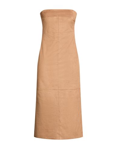 Vestido midi Mujer Beige 34,36,38,40,42 Mujer