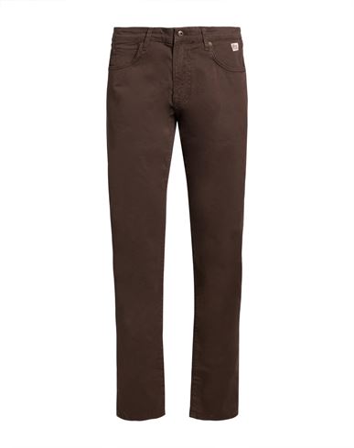 Roy Rogers Roÿ Roger's Man Pants Dark Brown Size 34 Cotton, Elastane