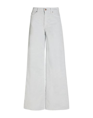 Cigala's Woman Pants Light Grey Size 32 Cotton, Tencel, Elastane In Gray