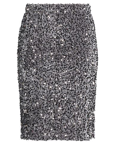 Markup Woman Midi Skirt Grey Size 8 Polyester In Gray