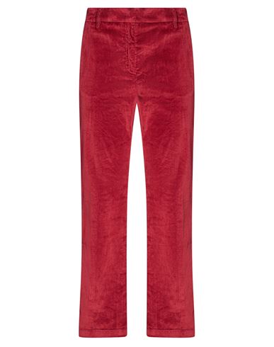Department Five Department 5 Woman Pants Brick Size 27 Cotton, Modal, Polyester, Rubber In Red