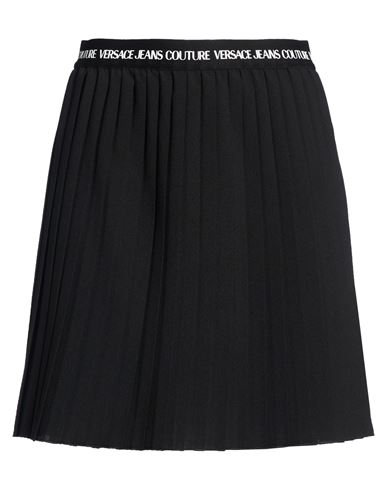 Versace Jeans Couture Woman Mini Skirt Black Size 10 Polyester