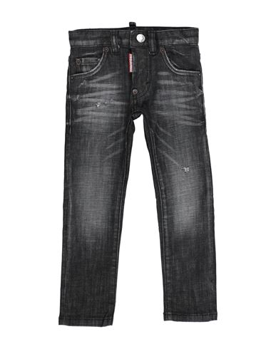 Dsquared2 Babies'  Toddler Jeans Black Size 4 Cotton, Elastane