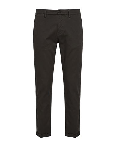 Re-hash Re_hash Man Pants Charcoal Size 32 Cotton, Lyocell, Elastane In Black
