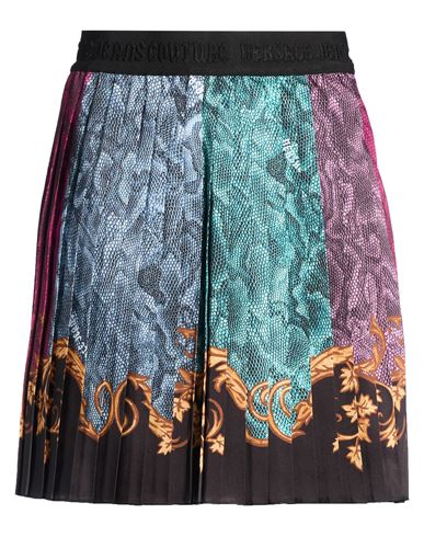Versace Jeans Couture Woman Mini Skirt Black Size 8 Polyester