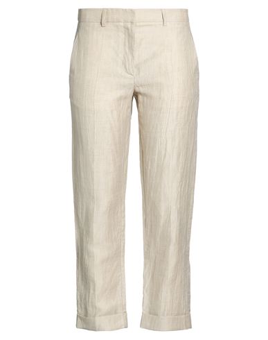 Grifoni Woman Pants Sage Green Size 4 Linen, Polyamide