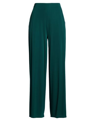 Haveone Woman Pants Emerald Green Size M Polyester, Elastane