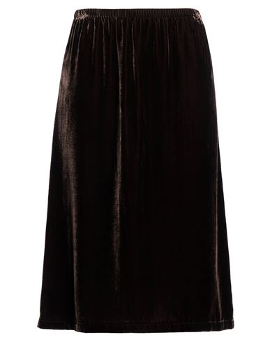 Falda midi Mujer Marrón chocolate 36,38,40,42 Mujer