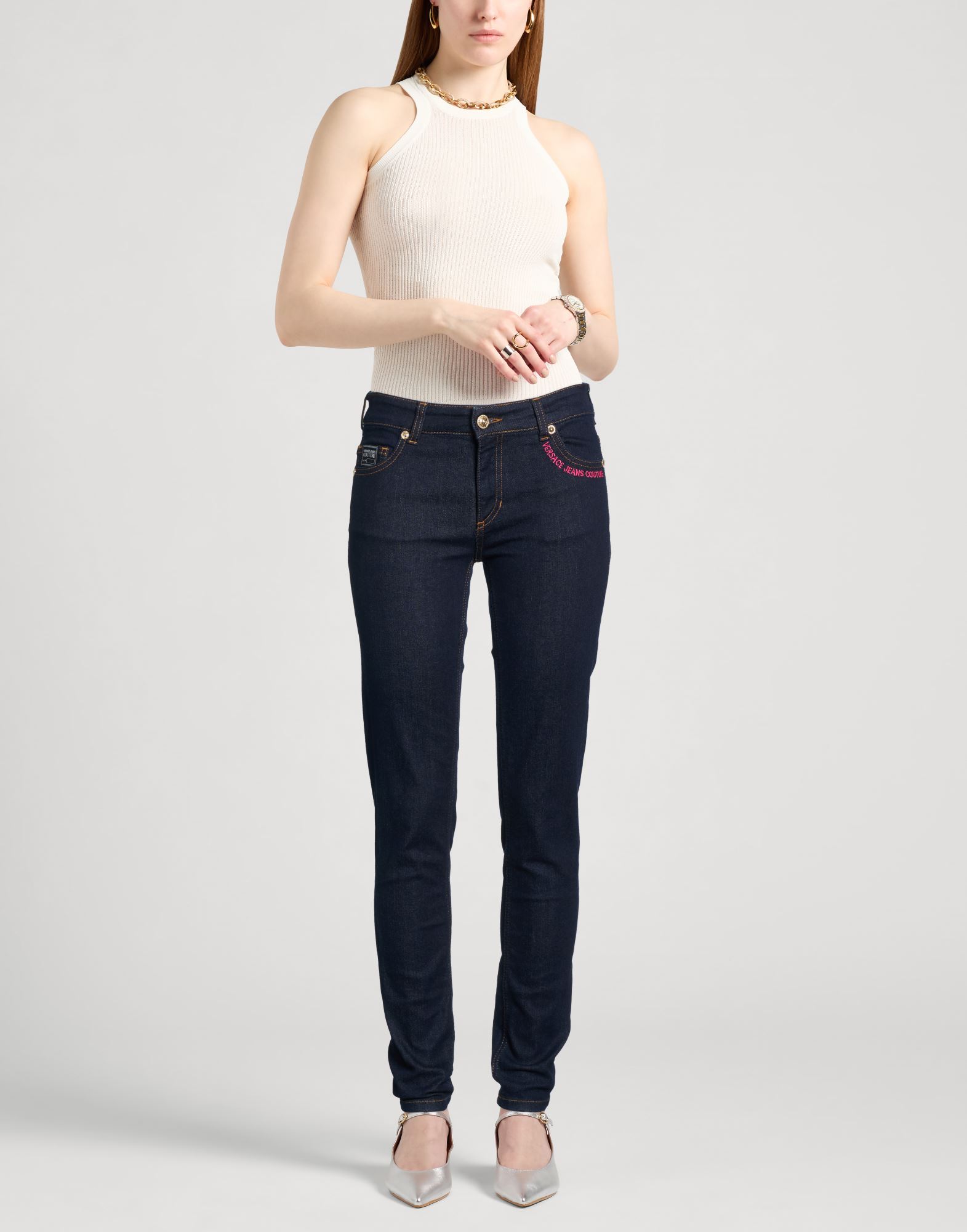  Versace Jeans Couture - Partes De Abajo - Pantalones Vaqueros - On Yoox.com 